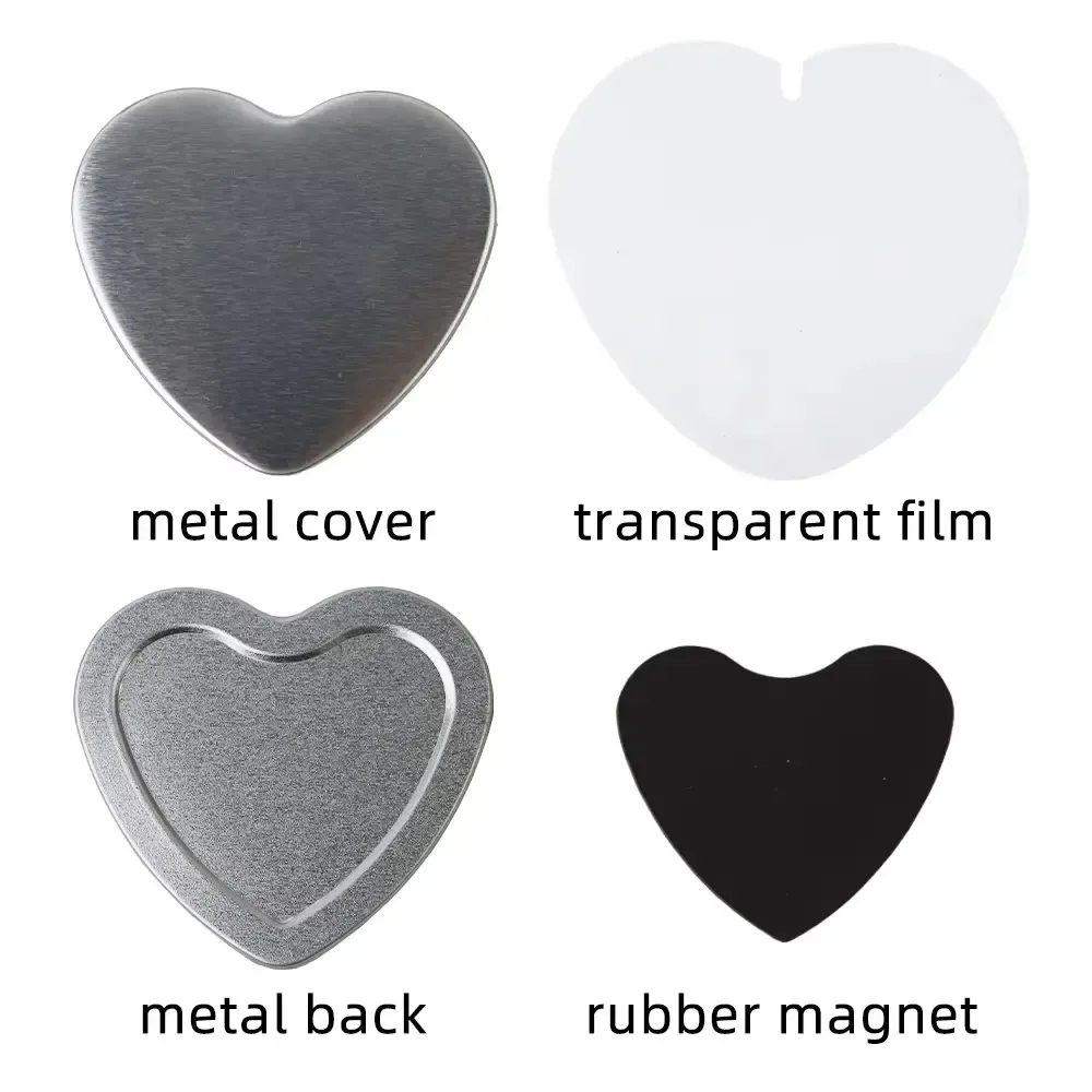 57x53mm Heart Shape Photo Fridge Magnet Making Machine detail 6
