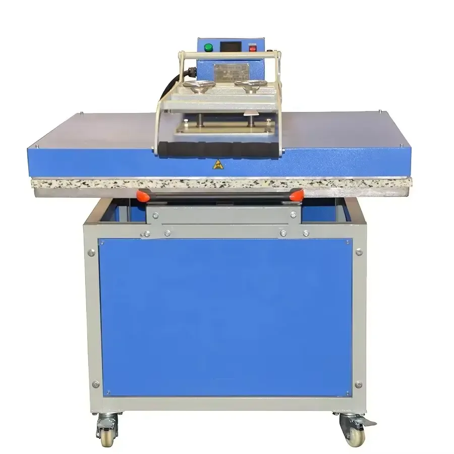 Plancha térmica manual plana de gran formato para producción textil - imagen 4