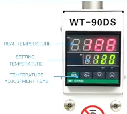 WT-90DS Digital Manual Hot Foil Stamping Machine for Leather and Cards detail 4