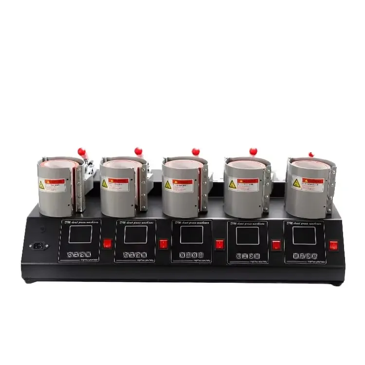 5-in-1 Mug Press Machine with Independent Controllers detail 1