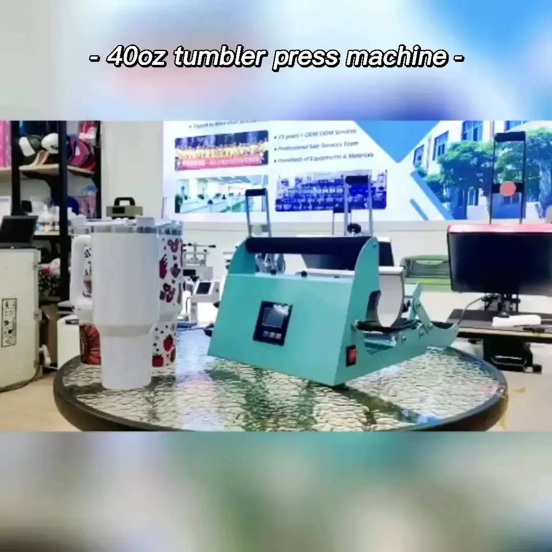 Portable 40oz Tumbler Sublimation Mug Press Machine detail 1