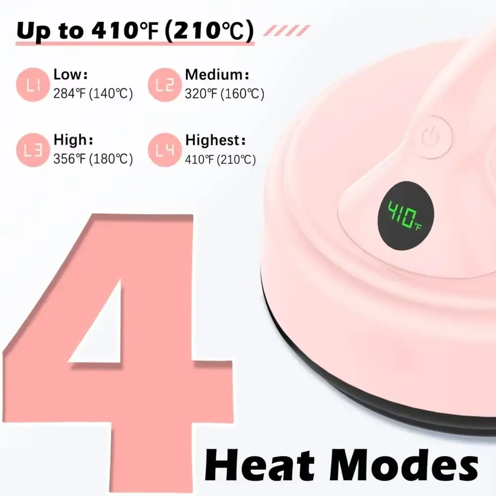 Portable 5-Inch Ceramic Electric Heat Press for Small Transfer Jobs - image 2