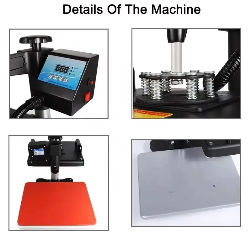 8-in-1 Heat Press Machine for Custom Products detail 8