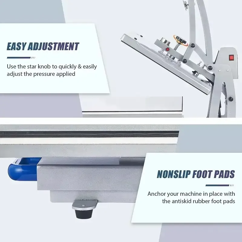 Drawer Manual Heat Press for Garment Printing detail 4