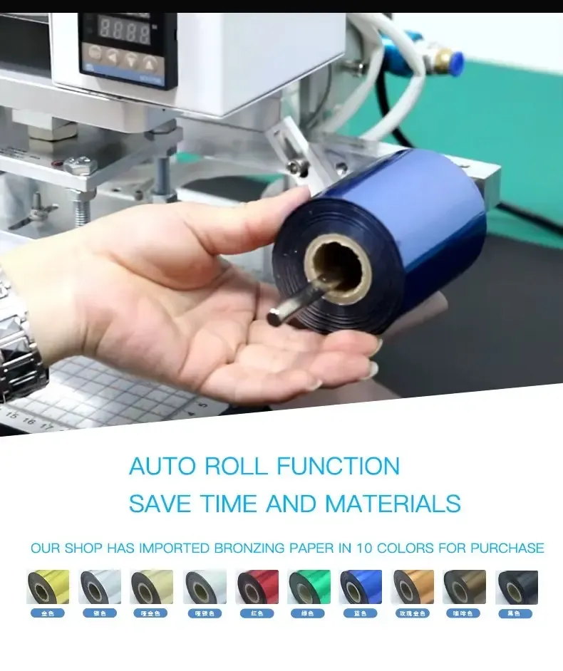 Máquina hidráulica de hot stamping e prensa térmica para uso industrial - detalhe 13