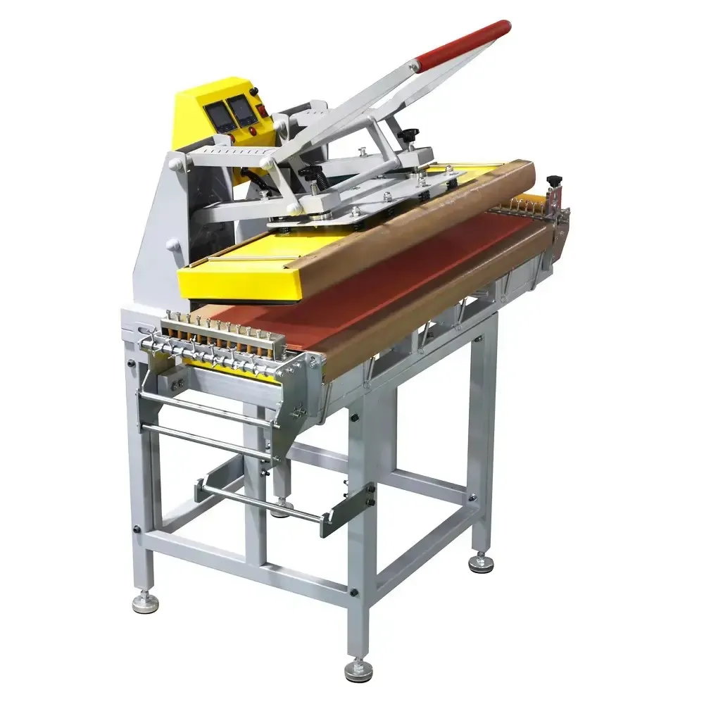 Dual Station Manual Heat Press for Garment Production detail 2