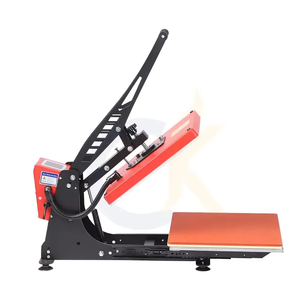 High-Pressure Manual Clamshell Heat Press Machine for T-Shirt Transfer detail 3