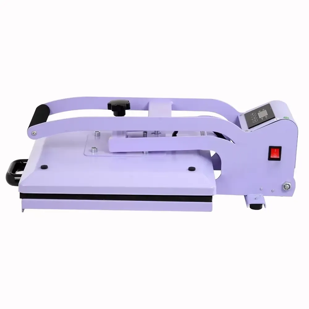 Compact Clamshell Manual Heat Press Machine for T-Shirt Customization - image 5
