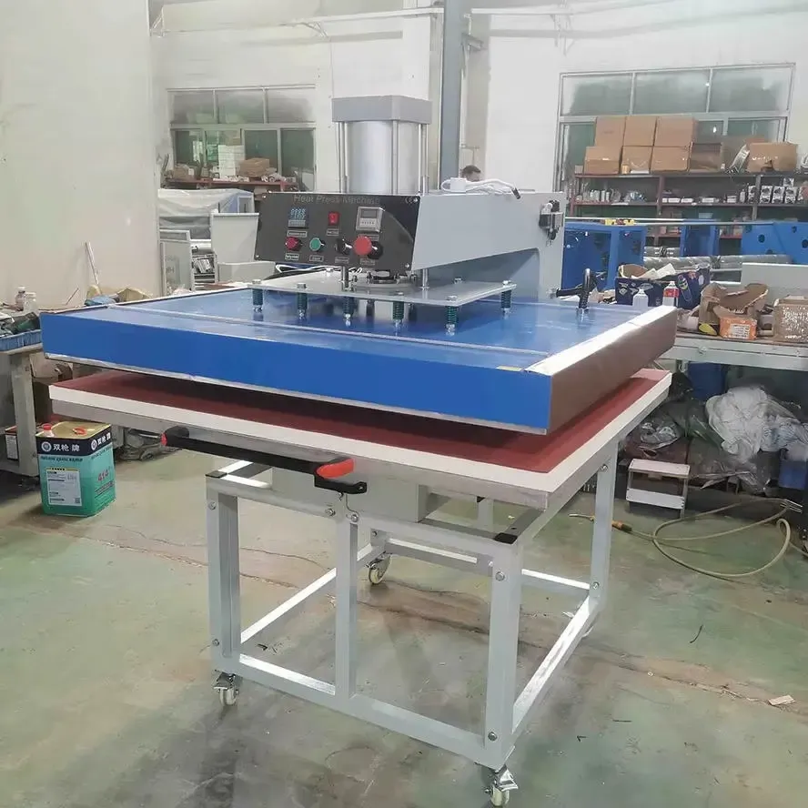 Large Format Clamshell Pneumatic Heat Press Machine detail 2