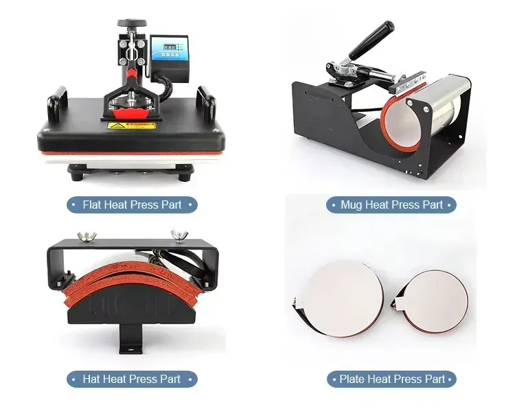 8-in-1 Heat Press Machine for Custom Products detail 3