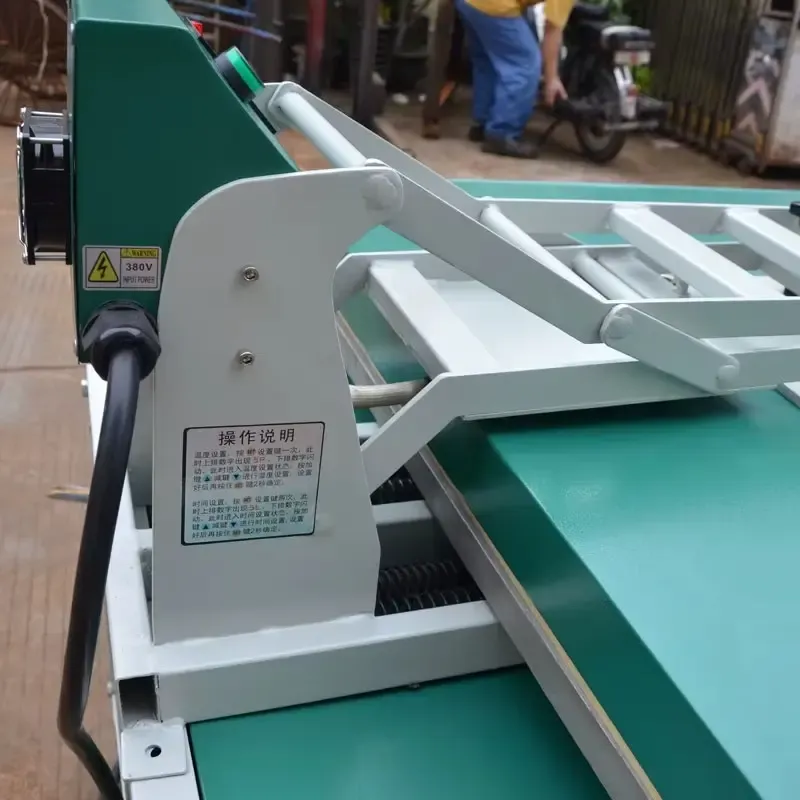 Plancha térmica manual plana de gran formato para producción textil - detalle 6