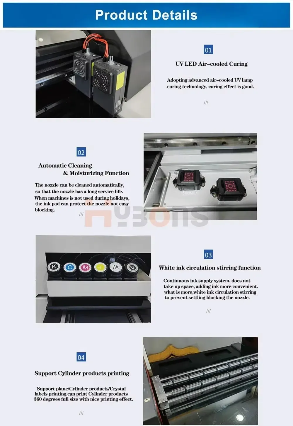 A4 UV Printer for Custom Product Decoration detail 4