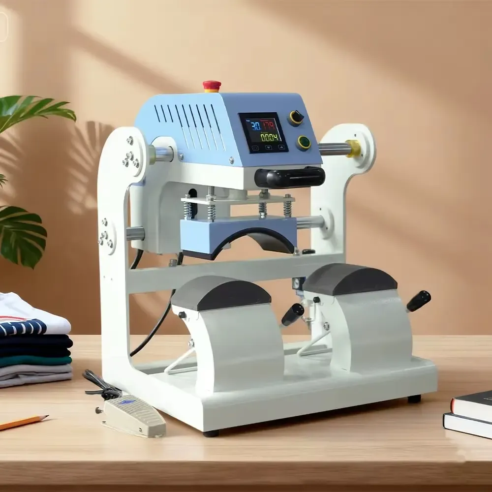 Automatic Dual Station Pneumatic Heat Press Machine