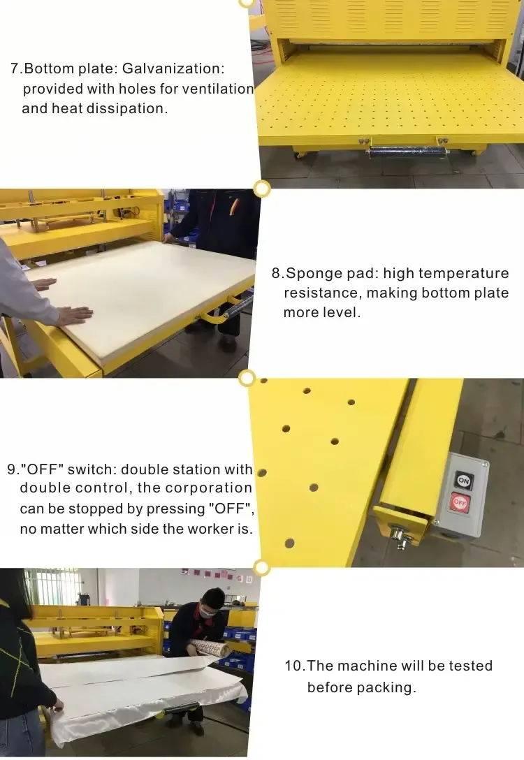 Wholesale Large Format Hydraulic Heat Press Machine detail 4